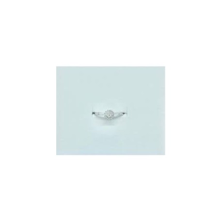 Anello in oro bianco 750 ct 18 e diamanti - ABX14467