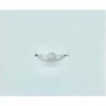 Anello in oro bianco 750 ct 18 e diamanti - ABX14467