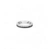Anello maison "RECARLO" collezione "face Cube" in oro bianco 18 ct a 2 file di diamanti taglio brillante - R39FS001/KX041-M