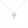 girocollo RECARLO con diamanti che Realizzato interamente in oro bianco P04CR988/090-45