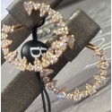 ORECCHINI BUONOCORE in oro rosa 750(18kt) gr 4,30 imprezziosito da una carrellata di diamanti in taglio brillante 1,92ct f vs c