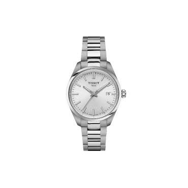 orologio Tissot ha una cassa in Inox con un diametro di 34 mm ed è dotato di un cinturino in Metallo. All'interno della cassa s