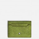 PORTACARTE Montblanc Realizzato in pregiata pelle stampa Saffiano bicolore multi lime e cassis e decorato con l’iconico emblema