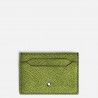 PORTACARTE Montblanc Realizzato in pregiata pelle stampa Saffiano bicolore multi lime e cassis e decorato con l’iconico emblema