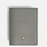PORTAFOGLI mini montbalnc 4 scomparti Sartorial, colore grigio - 199374Materiale Calf-skin leatherPelle bovina pieno fiore stam
