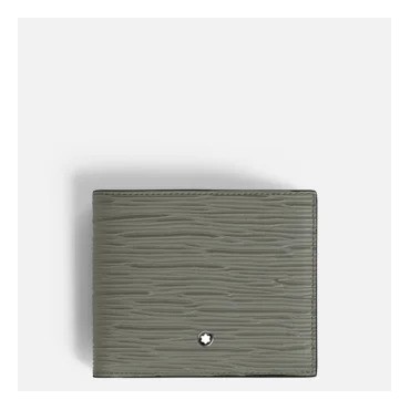 Portafoglio Montblanc 8 scomparti 4810 - 199344Materiale Calf-skin leather ColoreGrigio medio Fodera Tessuto Dimensioni115 10 9