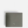 Portafoglio montblanc 8 scomparti Sartorial, colore grigio - 199370Materiale Calf-skin leatherPelle bovina pieno fiore stampa S