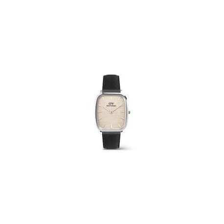 Orologio solo tempo Daniel Wellington Marlon da uomo. Colore cassa: argento- colore del quadrante: beige- colore del cinturino: