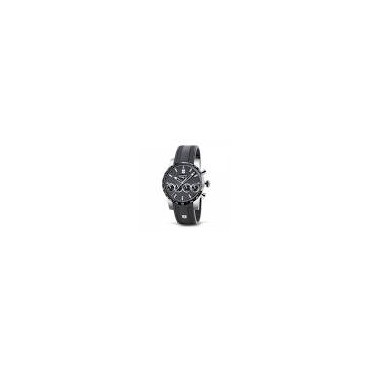 Orologio Uomo Eberhard Collezione Chrono4 Cassa 42mm in Ceramica  Quadrante Argento Cronografo Movimento Automatico Cinturino i