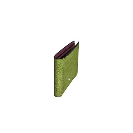 Montblanc portafoglio 8 scomparti Sartorial multi lime/cassis 199356