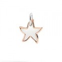 Ciondolo XL Stella Argento e Oro Rosa DMC5023STARL0009R