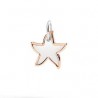 Ciondolo XL Stella Argento e Oro Rosa DMC5023STARL0009R