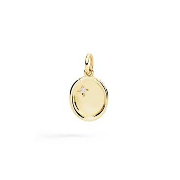 Dodo Ciondolo Sigillo Oro Giallo 9K & Diamante Bianco DMC5020-SIGNE-DB09G