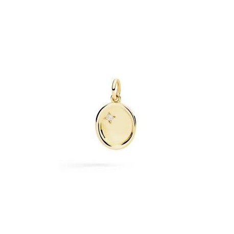 Dodo Ciondolo Sigillo Oro Giallo 9K & Diamante Bianco DMC5020-SIGNE-DB09G