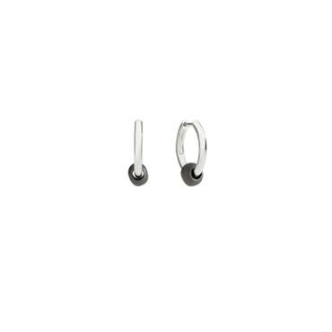 Orecchini Pepita Hoop in argento 925 e titanio Dodo - DOC5033PETIT0AGTI