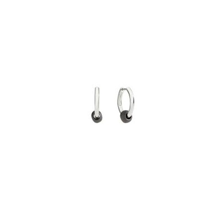 Orecchini Pepita Hoop in argento 925 e titanio Dodo - DOC5033PETIT0AGTI