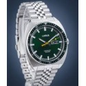 Lorus Quadrante sportivo automatico con giorno/data verde sunray/acciaio inossidabile RL443BX9