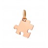 Ciondolo  Dodo Puzzle Versione Sinistra in Oro rosa