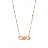 Collana  Dodo Nodo in Oro rosa