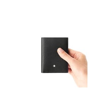 Montblanc portafoglio mini 4 scomparti Montblanc Sartorial nero 130321