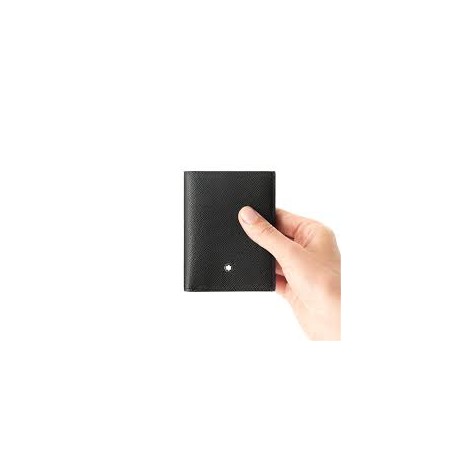 Montblanc portafoglio mini 4 scomparti Montblanc Sartorial nero 130321