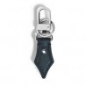 Portachiavi Montblanc pelle sartoriale goffrata colore blu 220358