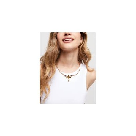 Collana gold Donna Ser Rebelde con Libellula COL1960ORO0000U - Unode50