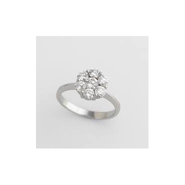 Anello Giorgio Visconti in Oro Bianco e Diamanti ABX12341