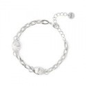 Bracciale elementi a mandorla Trinità dei Monti - Argento - 842428a
