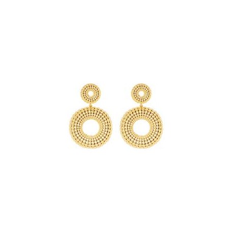 Orecchini a due cerchi Pompei - Oro - 800014D
