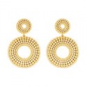 Orecchini a due cerchi Pompei - Oro - 800014D