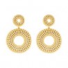 Orecchini a due cerchi Pompei - Oro - 800014D
