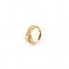 Anello a due linee incrociate Serenissima - Champagne - 912907DC