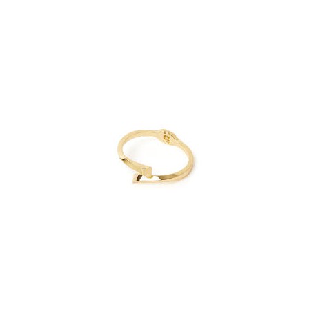 Bracciale semirigido con sezione quadrata Livia - Oro - 80c016d