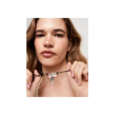 Collana Ser Rebelde multicolore placcata in argento sterling COL1959MCLMTL0U