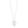 Collana donna uno de 50 De Perlas bagnata in argento con perla bianca 38cm realizzato a mano COL0745MTLBPLOU