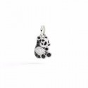 CHARM Dodo Ciondolo Panda DMC6034PANDADBXAG argento e diamanti | Seven Luxury