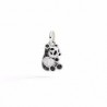 CHARM Dodo Ciondolo Panda DMC6034PANDADBXAG argento e diamanti | Seven Luxury