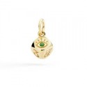 CIONDOLO DADO ORO GIALLO & TSAVORITE - DMC6010DICES0TZ9GRischiamo Insieme