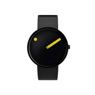 orologio PICTO 43388-4120B black and yellow 40mm 5ATM
