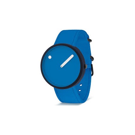 orologio Quadrante blu costiero / Cinturino in plastica riciclata blu costiero