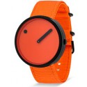 Orologio unisex PICTO R44007-R008 arancione segnale 40mm 5ATM
