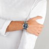 Orologio Uomo Philip Watch Collezione Blaze Cassa 41mm in Acciaio Quadrante Nero Movimento al Quarzo Cinturino in Pelle Nero