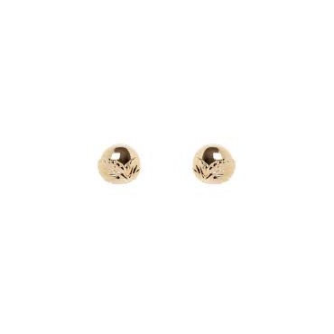 Orecchini mini sfera Daphne in oro giallo 552548