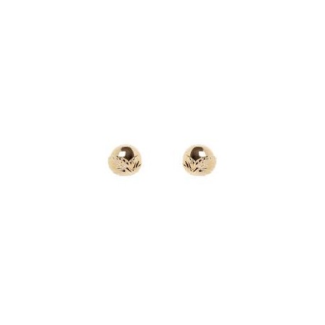 Orecchini mini sfera Daphne in oro giallo 552548