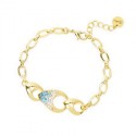 Bracciale maglie ovali tre gocce Deva 842537d