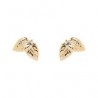 Orecchini due foglie zircone Daphne 552551